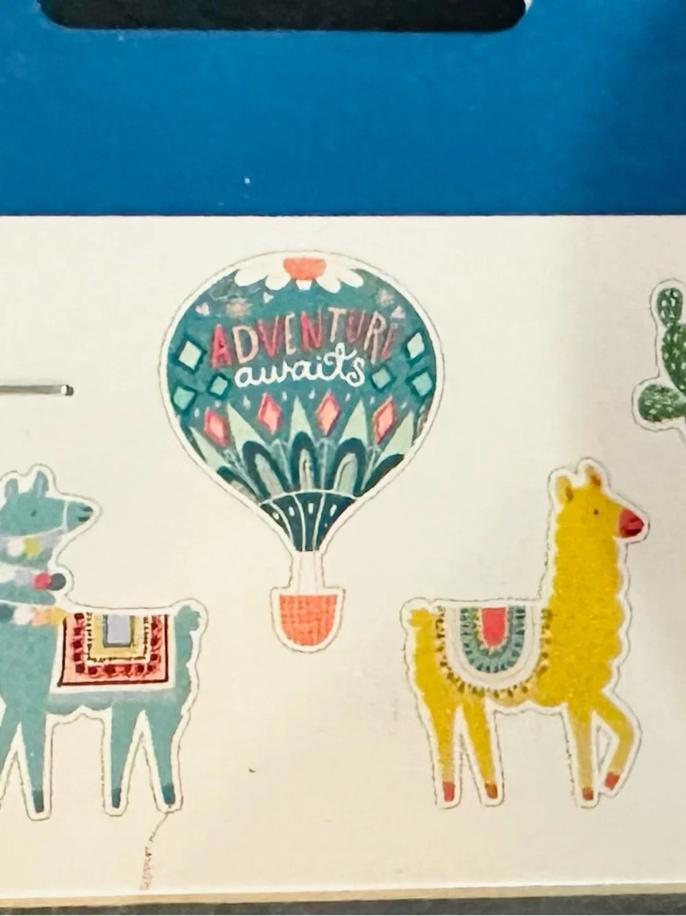 Yellow Llama Cutouts Pack — Adventure Design- 36 pieces